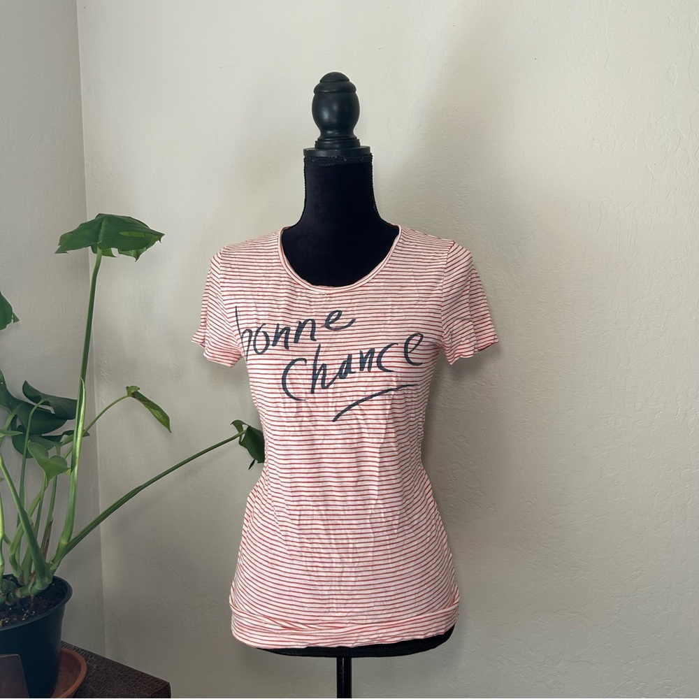 Bone Chance J Crew Breton Striped T Shirt